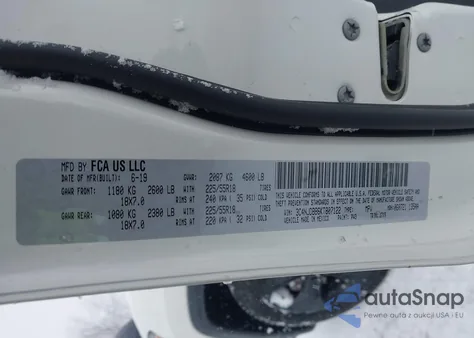 2019 Jeep Compass Altitude 4X4 из США, поврежденный, VIN 3C4NJDBB6KT807122